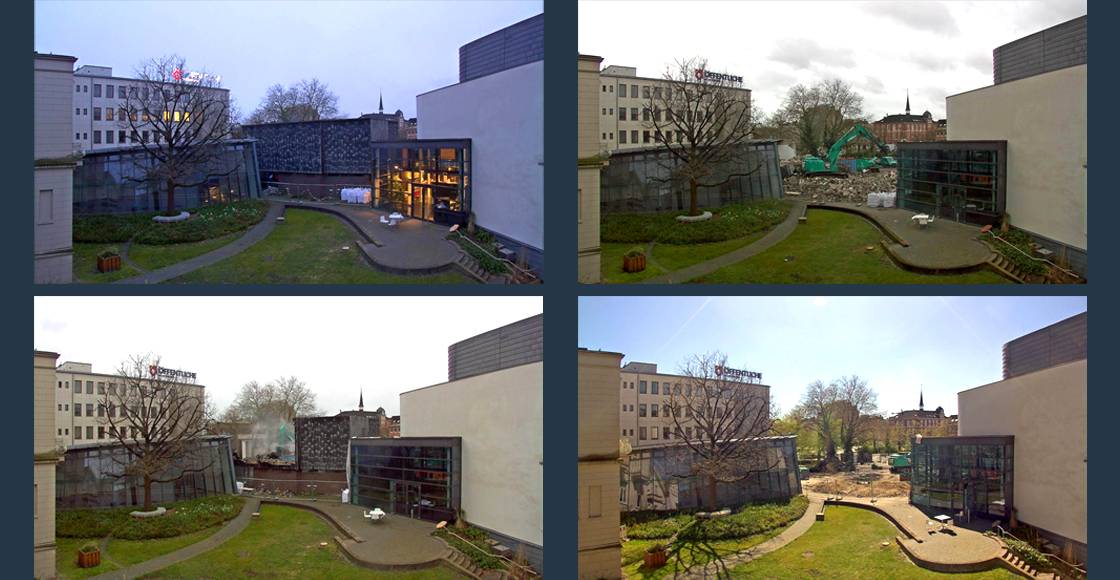 Baustellenfotos Abriss